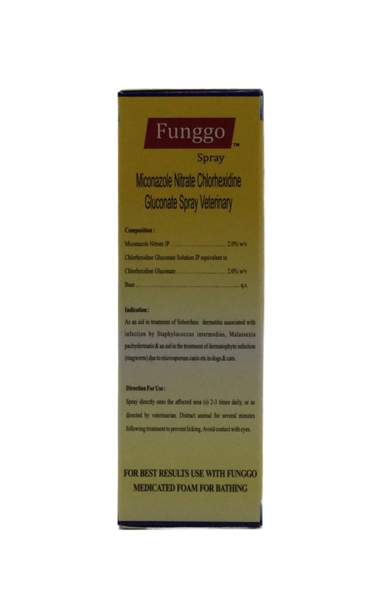 Funggo Anti Fungal & Anti bacterial Spray 100ml - Shopivet.com