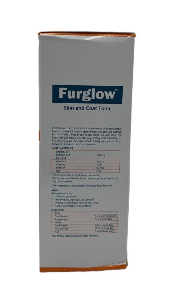 Furglow Skin and Coat Tonic 200ml - Shopivet.com