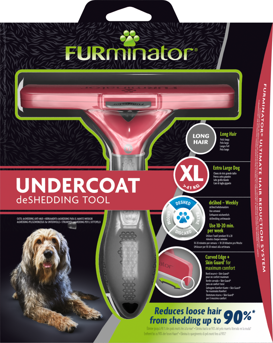 FURminator Undercoat deShedding Tool – XLarge Dog, Long Hair