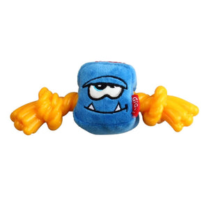 GiGwi Blue Monster Rope with Squeaker inside – Plush/TPR (Medium) - Shopivet.com