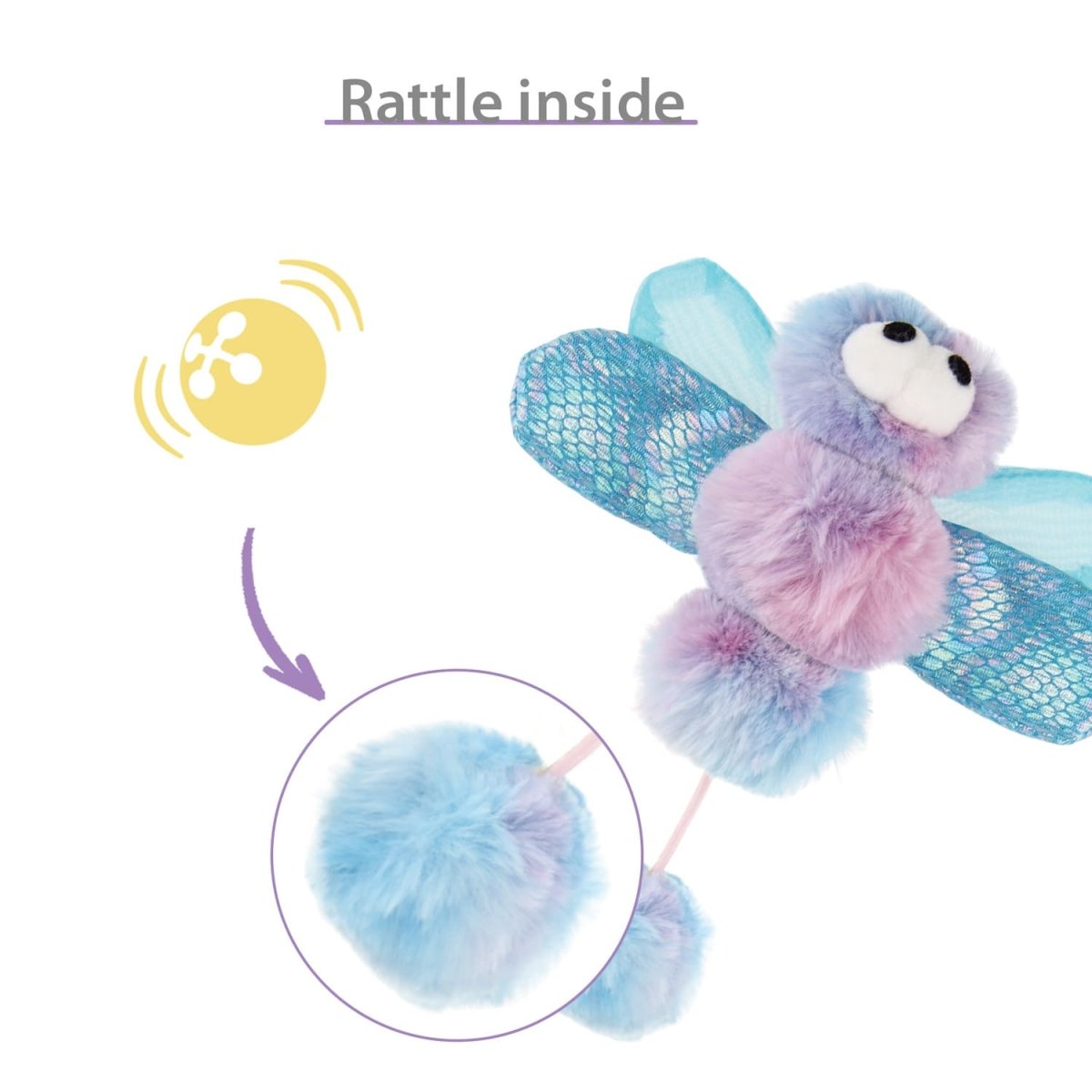 GiGwi Catch & Scratch Dragonfly - Shopivet.com