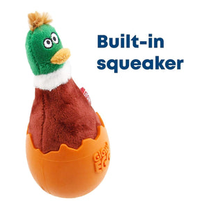 GiGwi EGG Wobble Fun Brown Duck – Medium - Shopivet.com