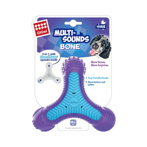 GiGwi Multi Sounds Bone - Shopivet.com