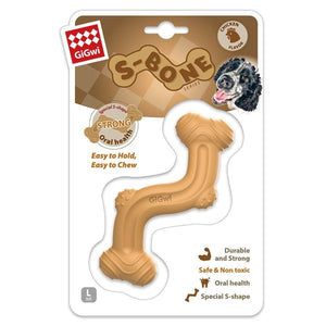 GiGwi Nylon Bone With S Shape – 7″ (Large) - Shopivet.com