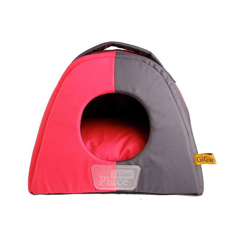 Gigwi Place Pet House Canvas ,Plush, TPR (Red Rose) - large - Shopivet.com