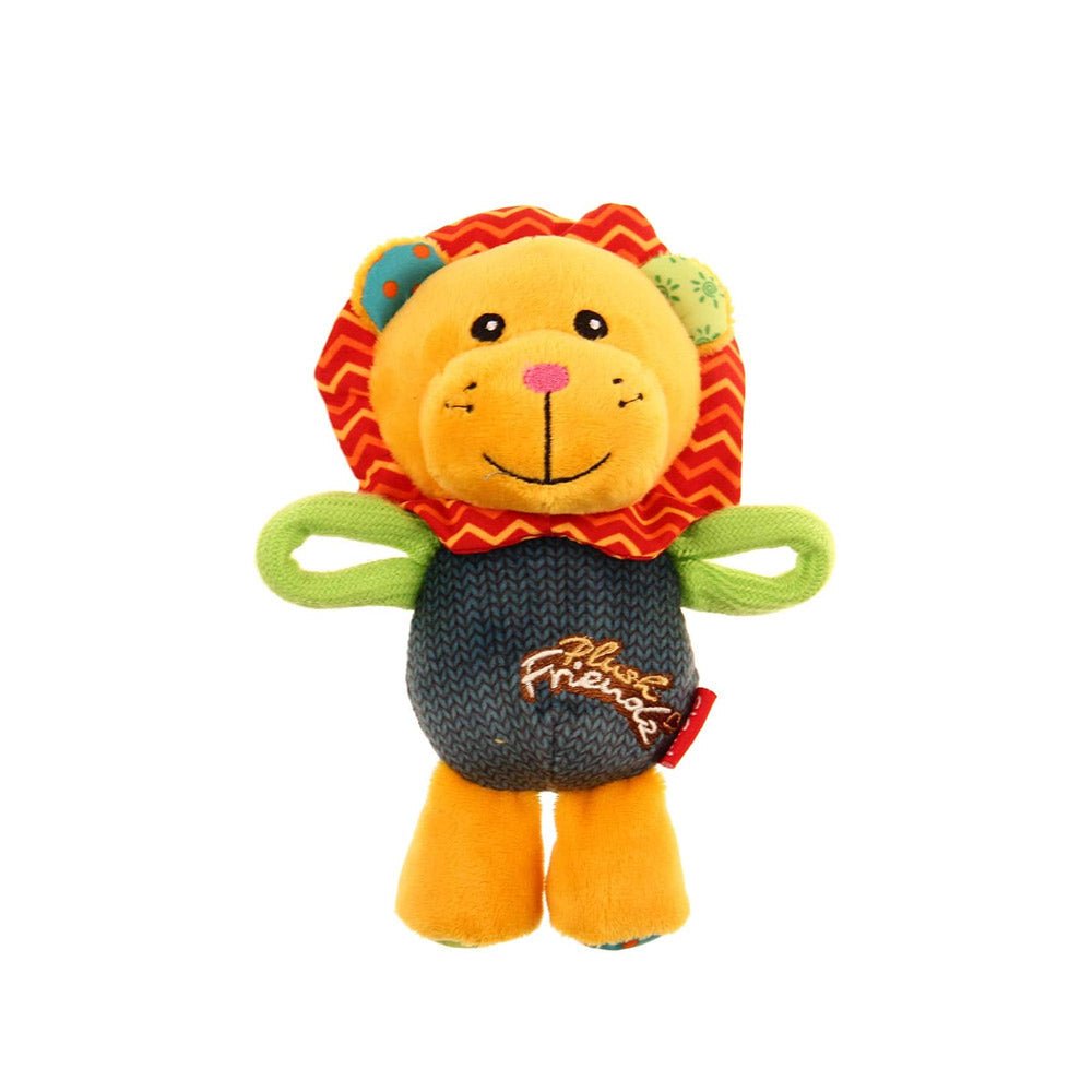 Gigwi Plush Friendz Dog Toy – Lion - Shopivet.com
