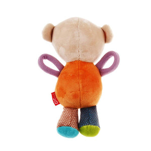GiGwi Plush Friendz Squeaker Dog Toy – Bear - Shopivet.com