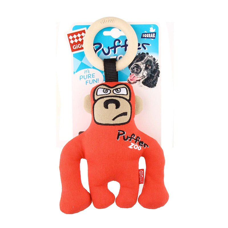 Gigwi Puffer Zoo with Squeaker - Shopivet.com