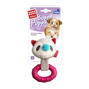 GiGwi Suppa Puppa Coon with Squeaker inside – Plush/TPR (Small) - Shopivet.com