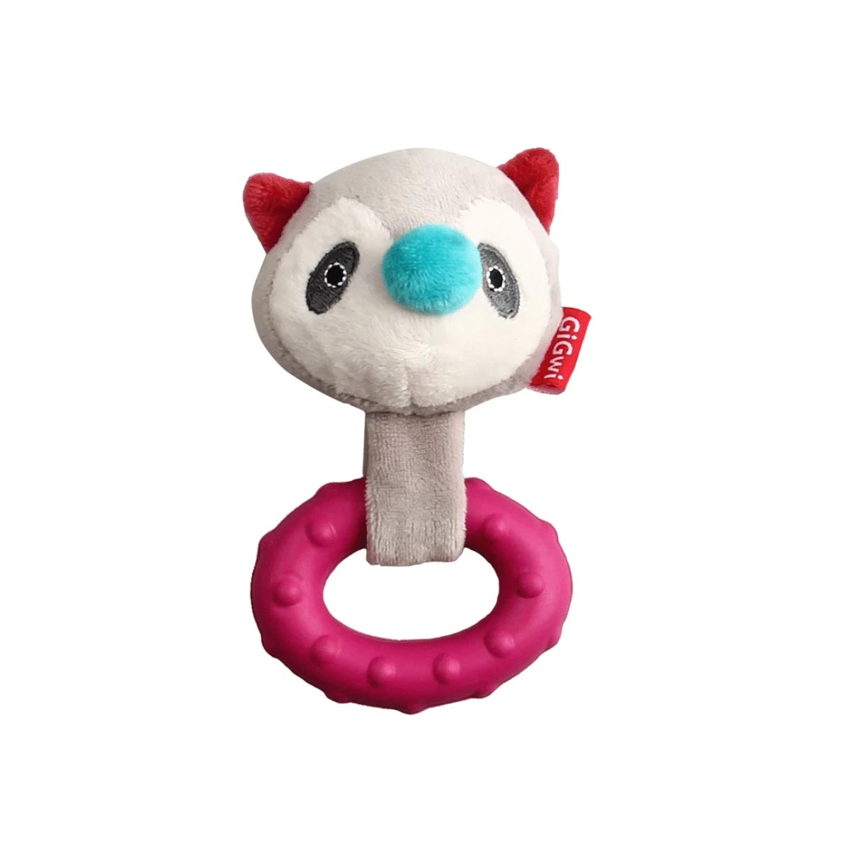 GiGwi Suppa Puppa Coon with Squeaker inside – Plush/TPR (Small) - Shopivet.com