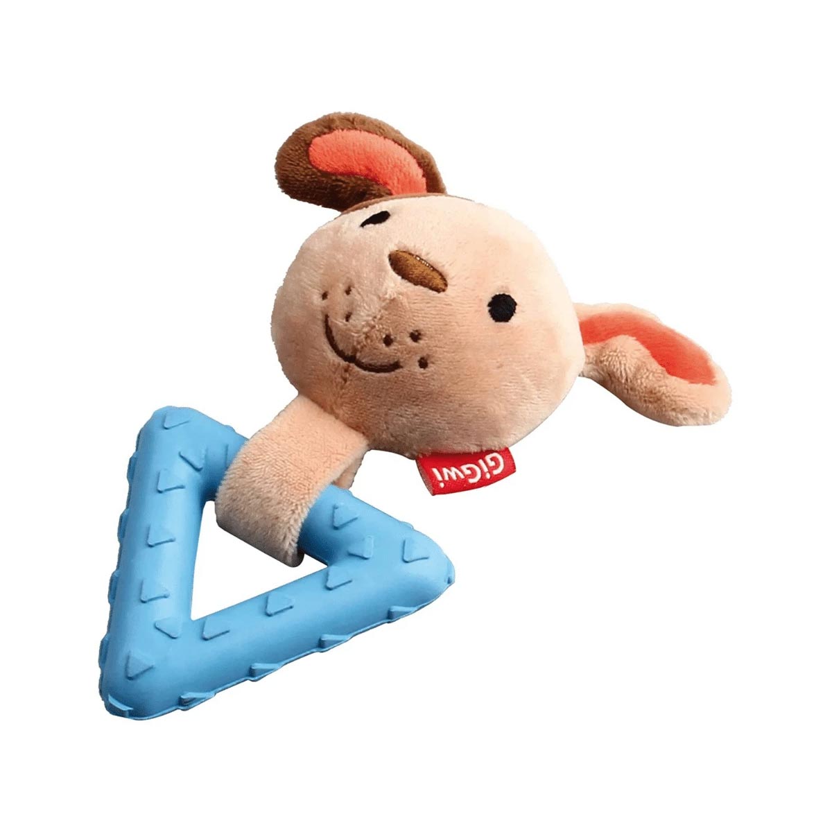 GiGwi Suppa Puppa Dog with Squeaker inside – Plush/TPR (Small) - Shopivet.com