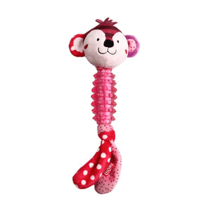 GiGwi Suppa Puppa Monkey with Squeaker inside – Plush/TPR (Small) - Shopivet.com