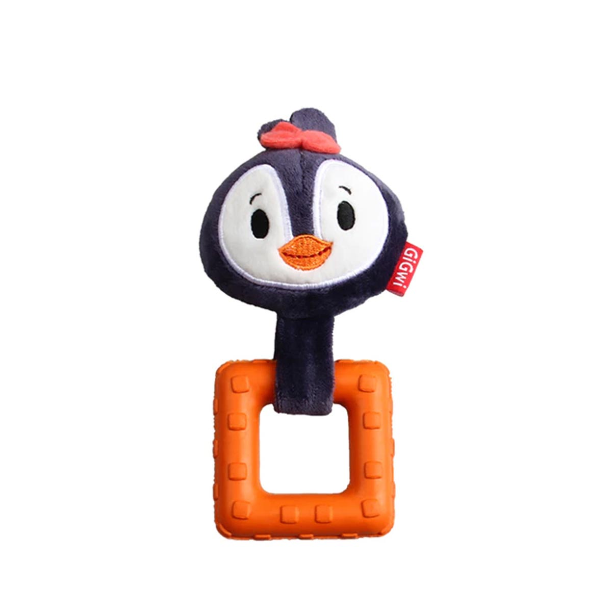 GiGwi Suppa Puppa Penguin with Squeaker inside – Plush/TPR (Extra Small) - Shopivet.com