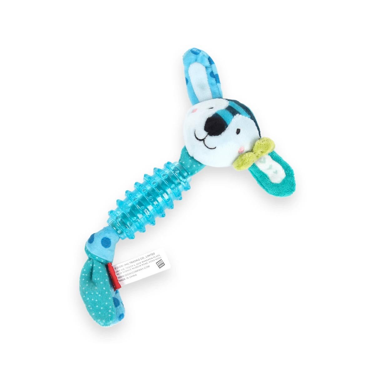 GiGwi Suppa Puppa Rabbit with Squeaker inside – Plush/TPR (Small) - Shopivet.com