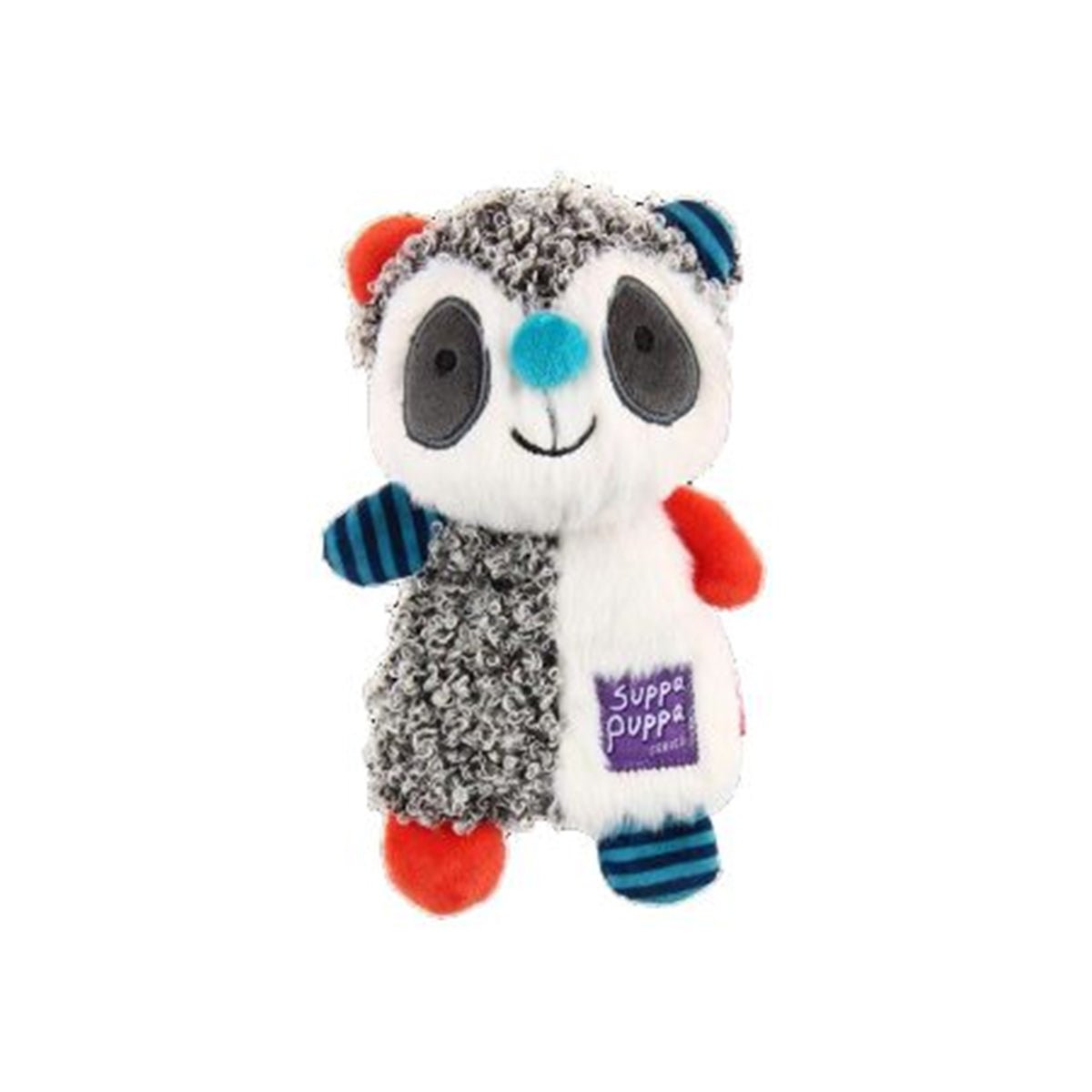 GiGwi Suppa Puppa Racoon Squeaker / Crincle inside - Shopivet.com
