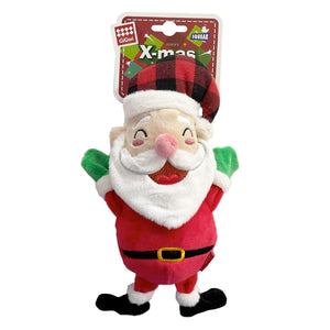 GiGwi X - mas Tales Santa Claus Plush Dog Toy with Squeaker inside - Shopivet.com