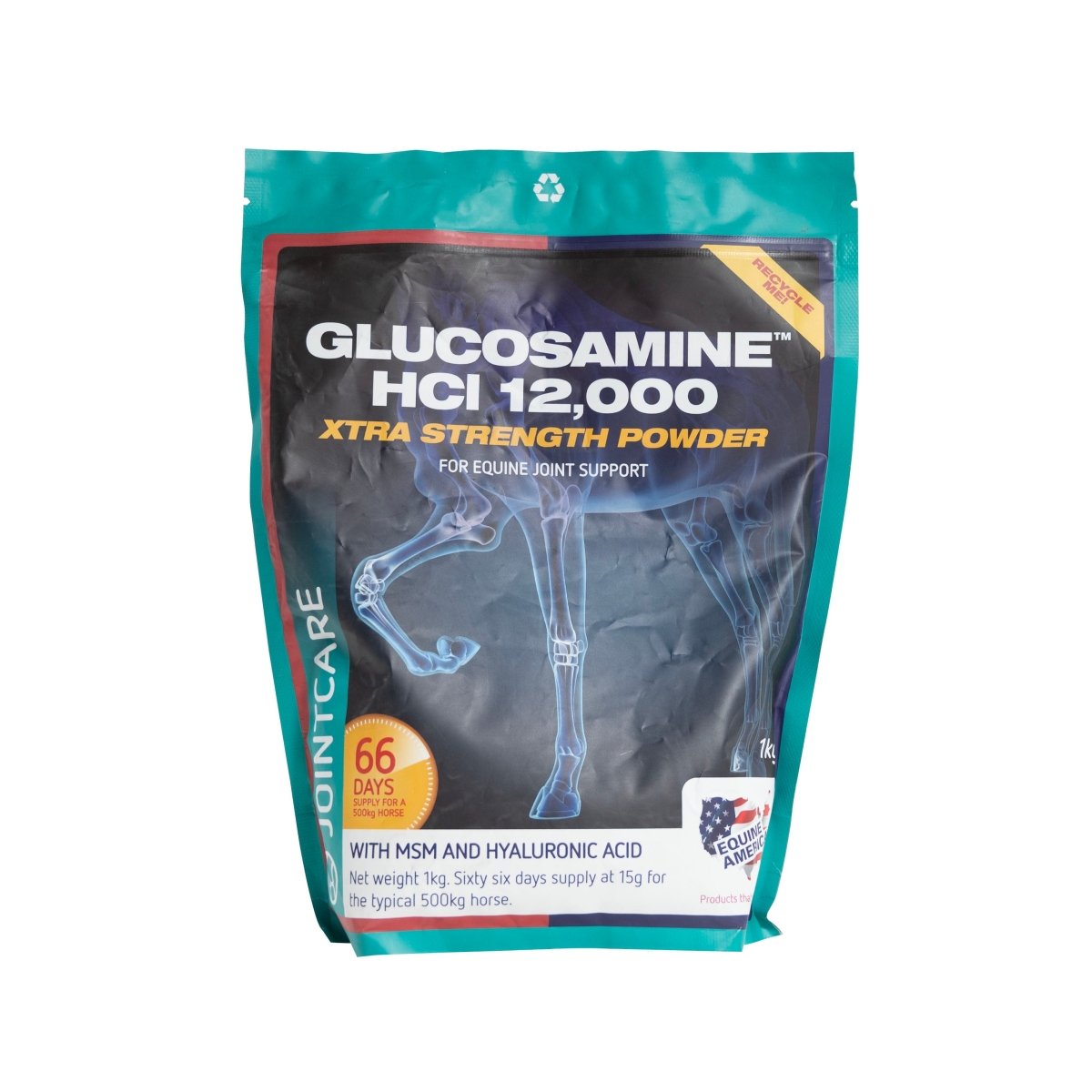 GLUCOSAMINE HCI 12,000 XTRA STRENGTH POWDER 1KG - Shopivet.com
