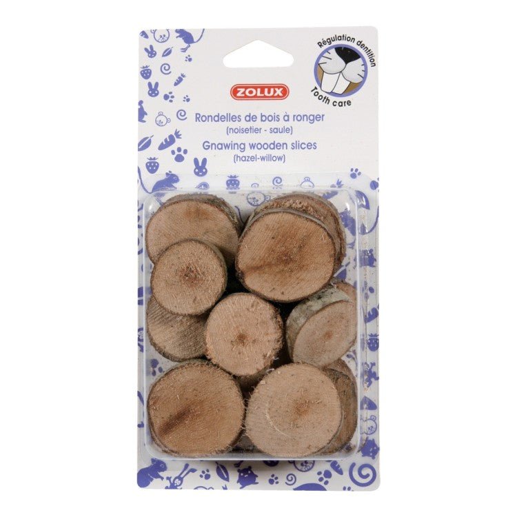 Gnawing Wooden Slices for Rodents - Shopivet.com