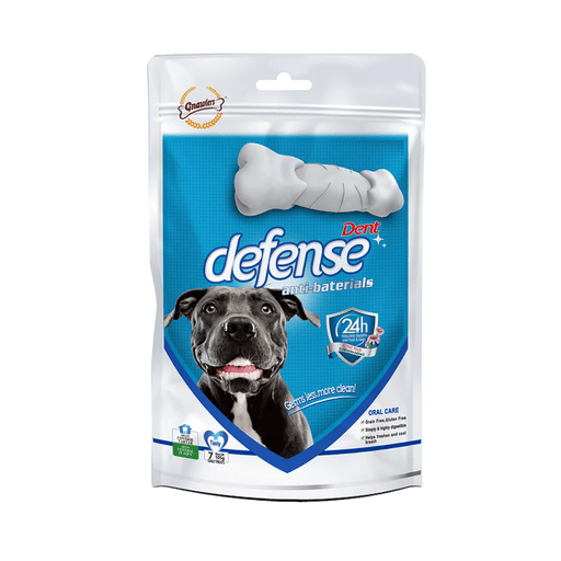 Gnawlers 3"Dent Defense Antibacterial For Dogs 7pcs/pack (105g) - Shopivet.com