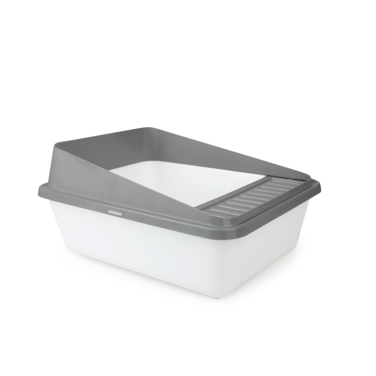 Go Fresh - High Back Cat Litter Box Small - Grey