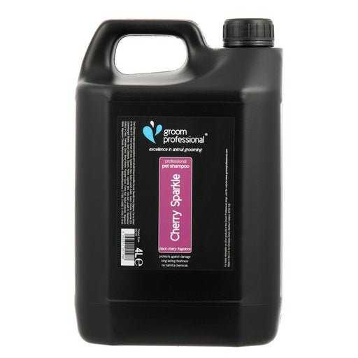 Groom Professional Cherry Sparkle Shampoo[Volume - 4 litre, Flavor - Black cherry] - Shopivet.com