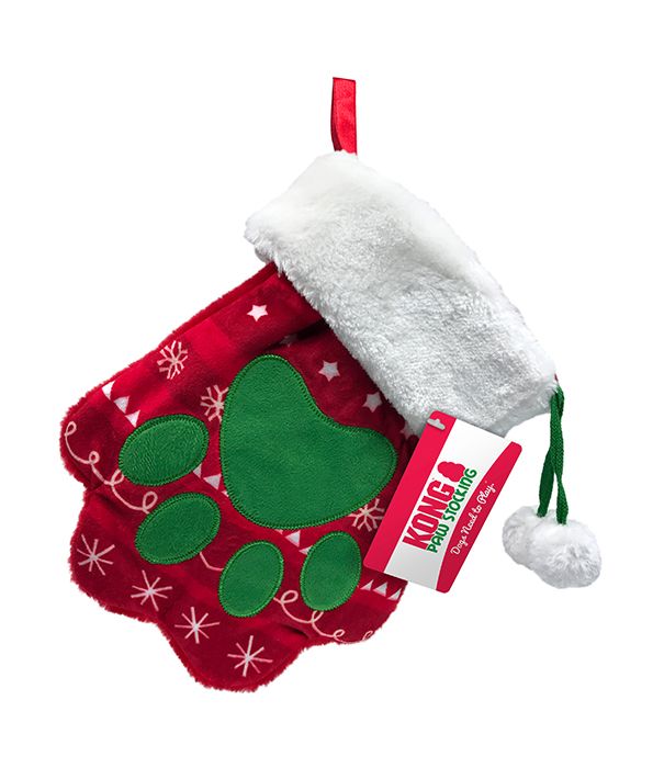 Kong Holiday Paw Stocking Dog Toy - Large