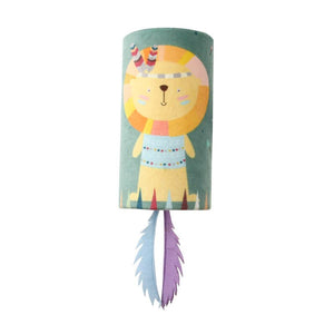 Happy Indian Melody Tube “Lion” with Feather & Sound Chip - Shopivet.com