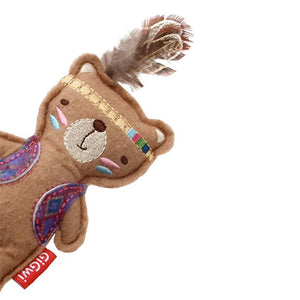 Happy Indians Bear Felt Catnip - Shopivet.com