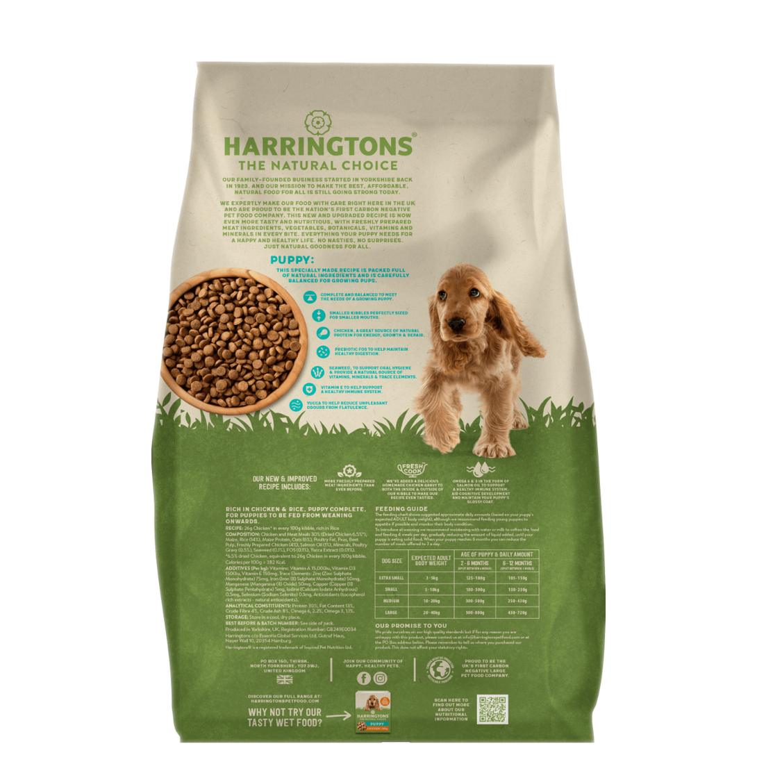 Harringtons Complete Chicken & Rice Dry Puppy Food 10kg - 10kg