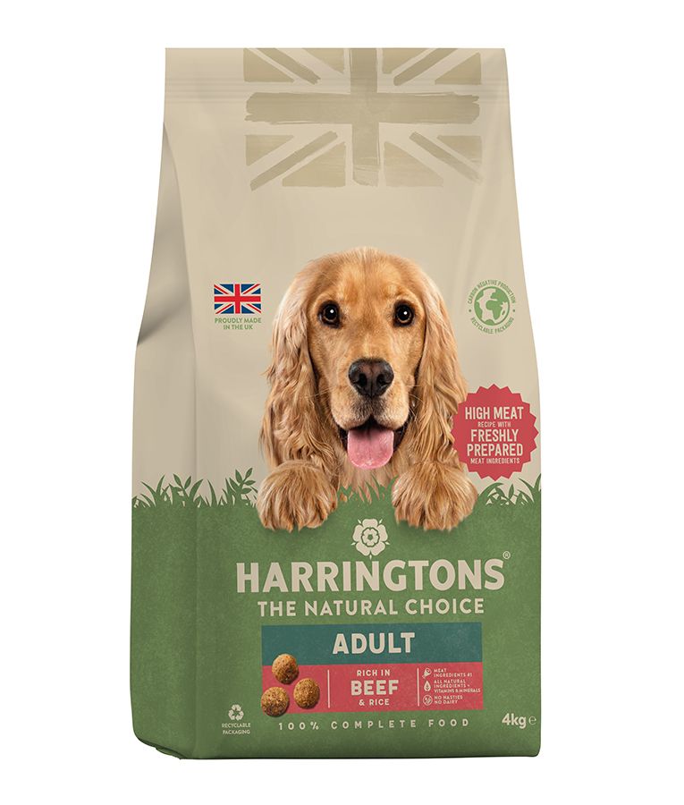 Harringtons Complete Beef Adult Dry Dog Food - 4KG - Shopivet.com