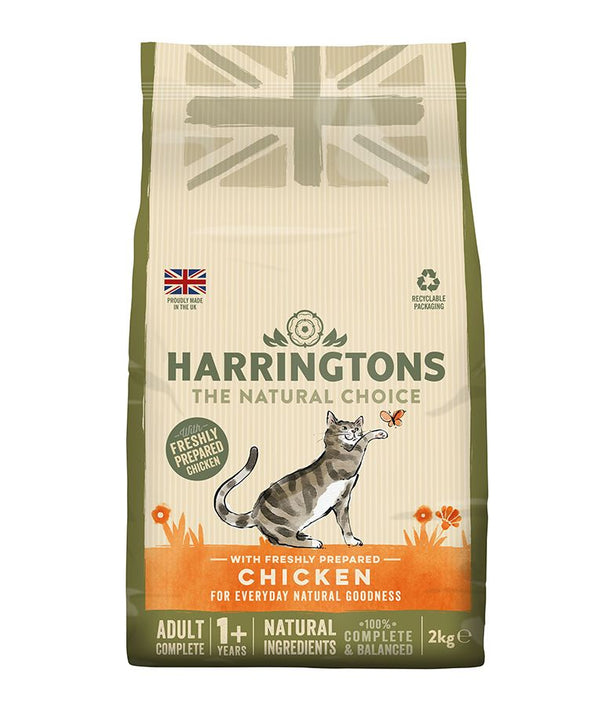 Harringtons Complete Chicken Adult Dry Cat Food 2kg - 2kg - Shopivet.com
