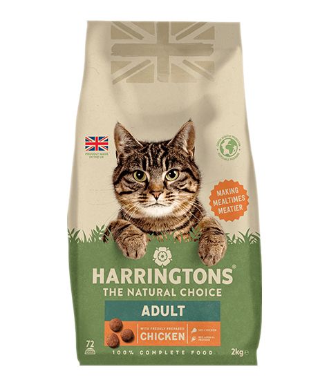 Harringtons Complete Chicken Adult Dry Cat Food 2kg - 2kg - Shopivet.com