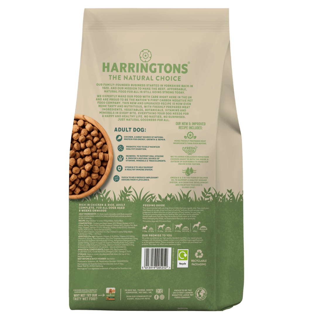 Harringtons Complete Chicken Adult Dry Dog Food - 4KG - Shopivet.com