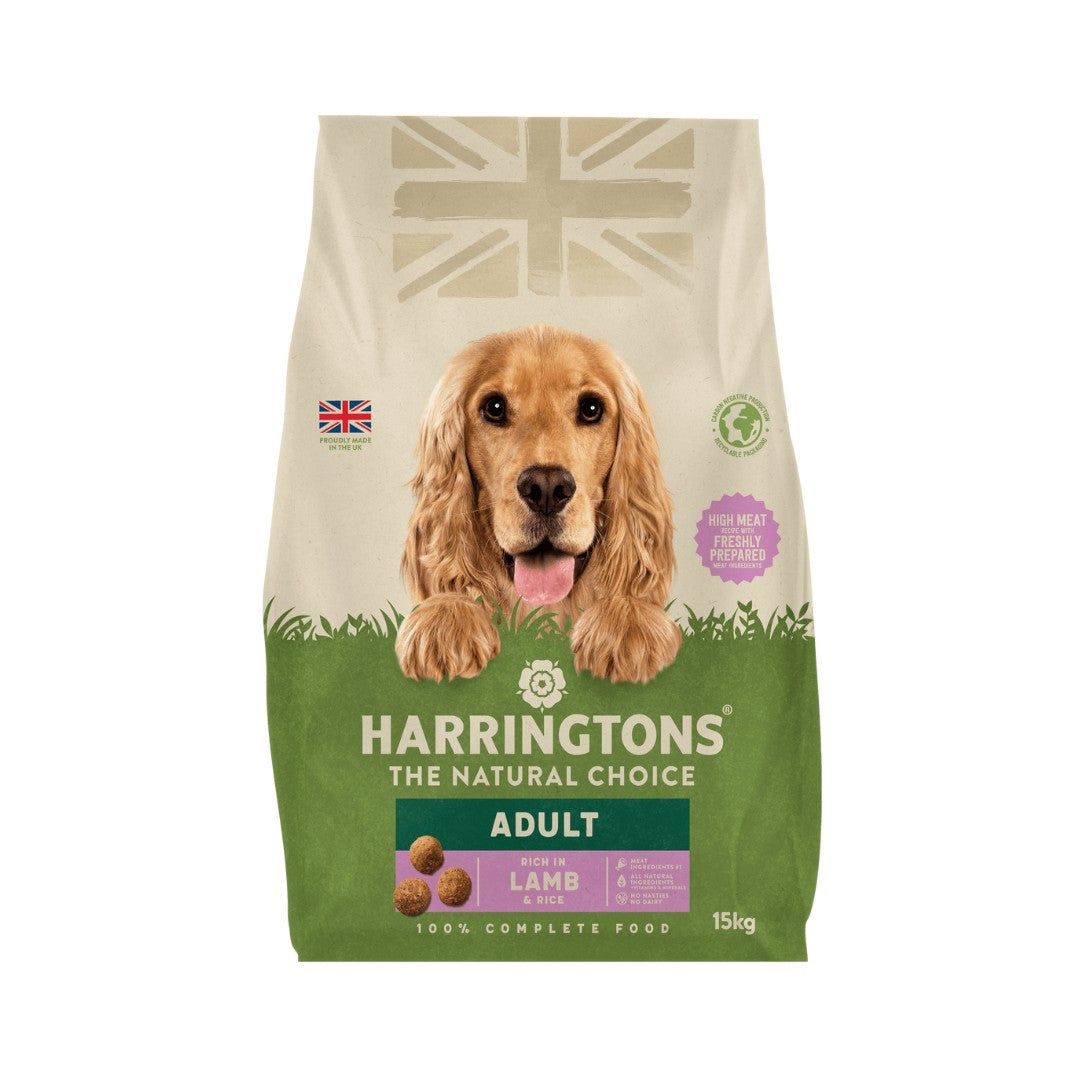 Harringtons Complete Lamb & Rice Adult Dry Dog Food - 15KG - Shopivet.com