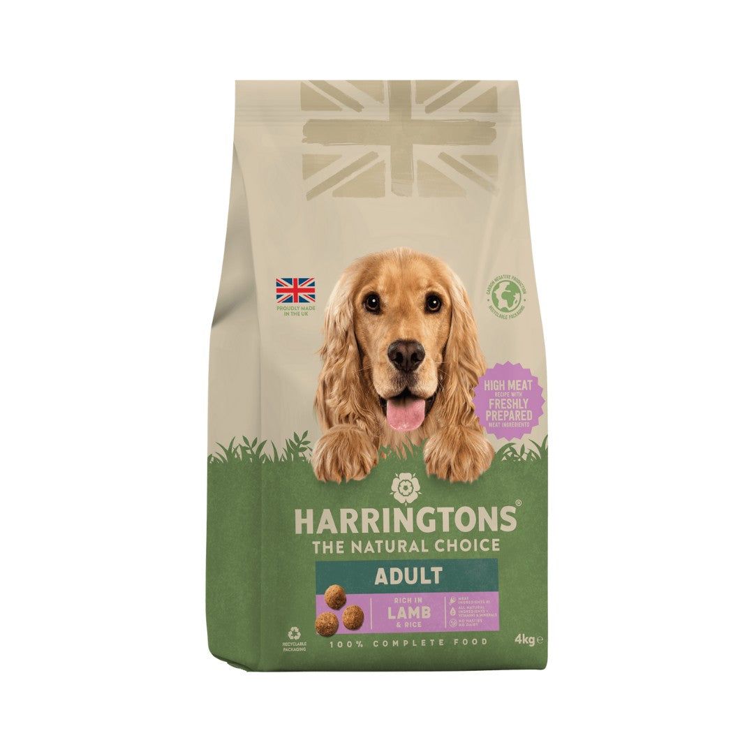 Harringtons Complete Lamb & Rice Adult Dry Dog Food - 4KG - Shopivet.com