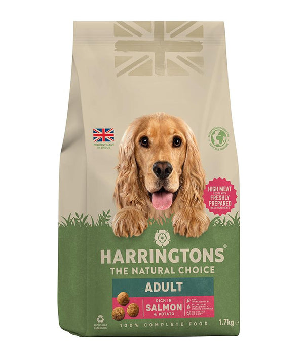 Harringtons Complete Salmon & Potato Adult Dry Dog Food - 1.7kg - Shopivet.com