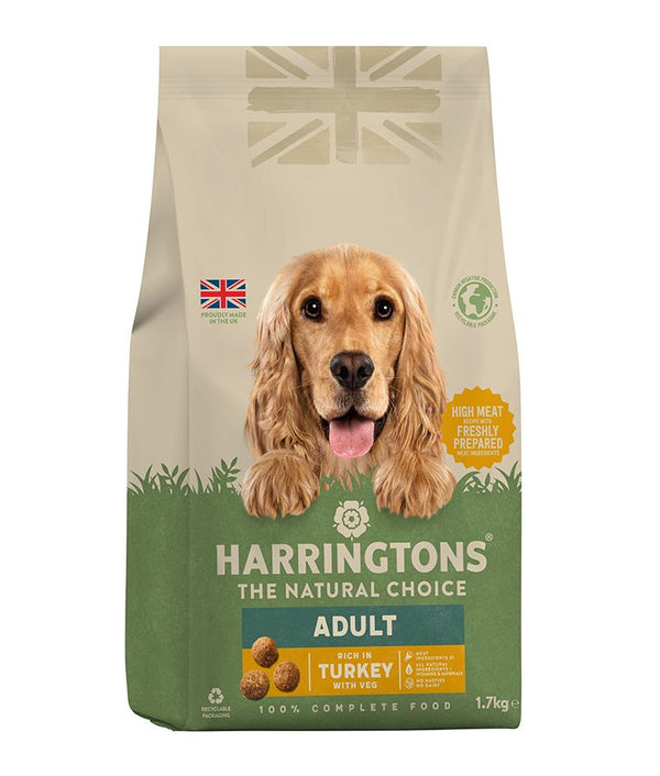 Harringtons Complete Turkey with Veg Adult Dry Dog Food - 15KG - Shopivet.com
