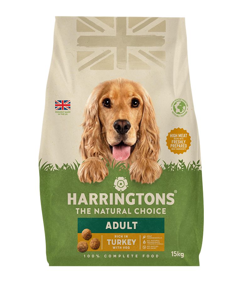 Harringtons Complete Turkey with Veg Adult Dry Dog Food - 15KG - Shopivet.com