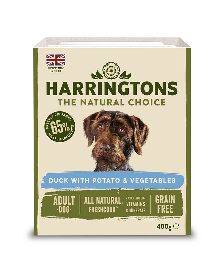 Harringtons Duck Grain Free Adult Wet Dog Food 400g - 400G - Shopivet.com