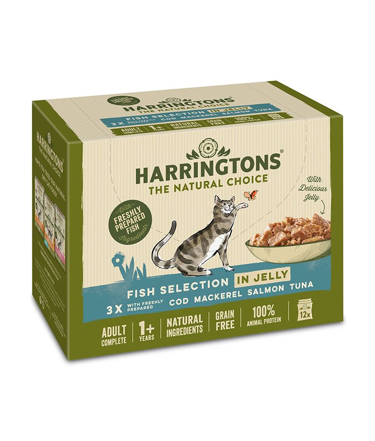 Harringtons Fish in Jelly Wet Cat Food Multipack - Shopivet.com