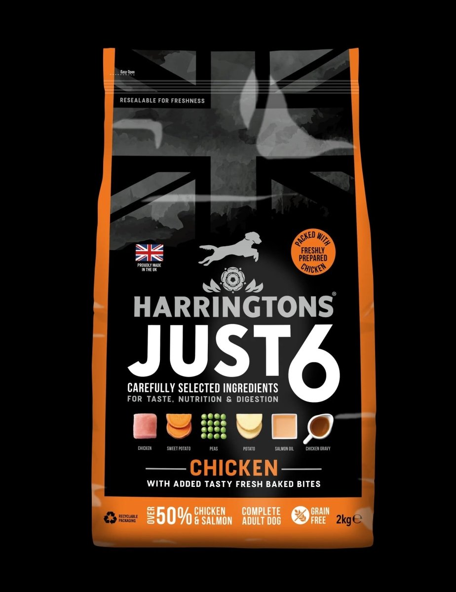 Harringtons Just 6 Chicken Grain Free Adult Dry Dog Food - 2kg - Shopivet.com