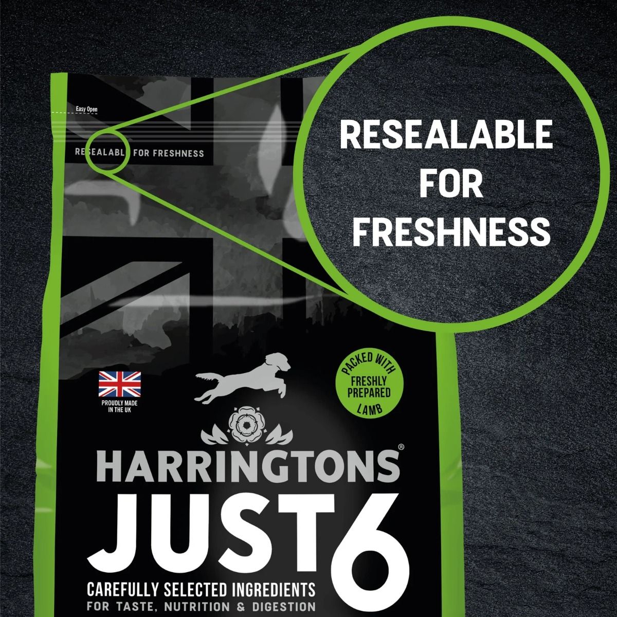 Harringtons Just 6 Lamb Grain Free Adult Dry Dog Food - 2KG - Shopivet.com