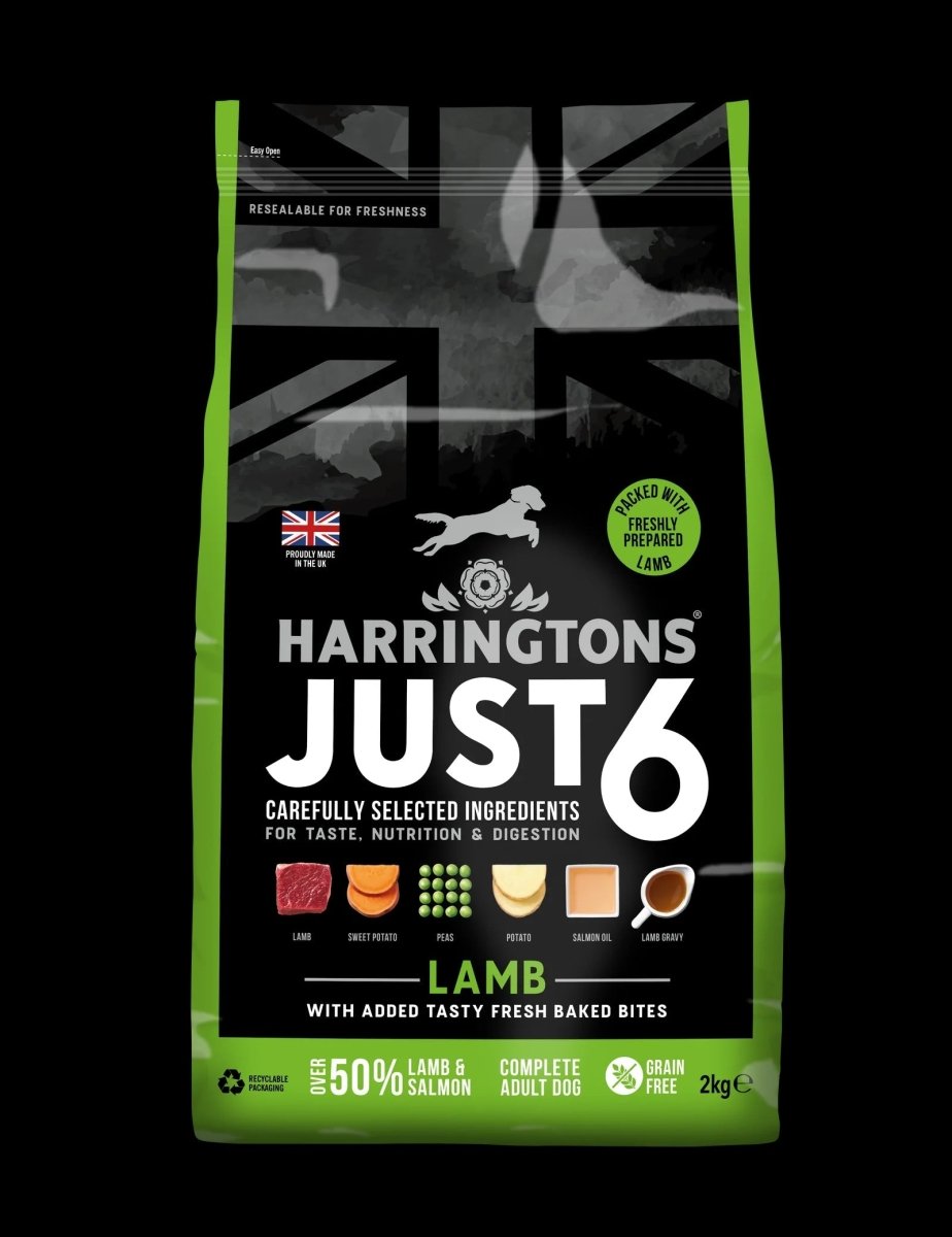 Harringtons Just 6 Lamb Grain Free Adult Dry Dog Food - 2KG - Shopivet.com