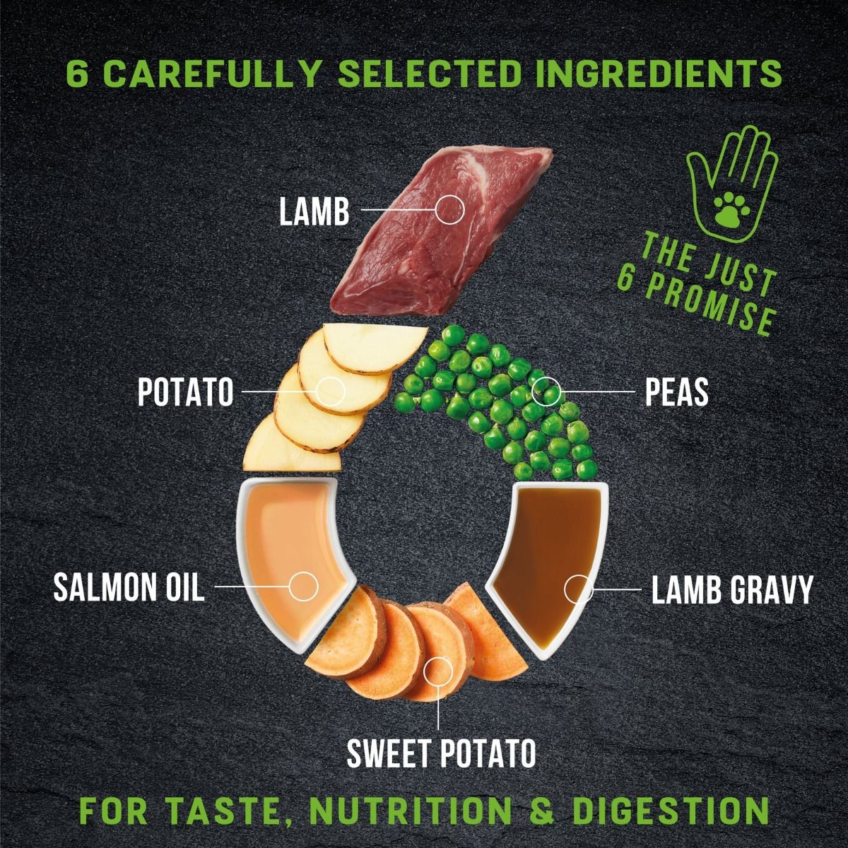 Harringtons Just 6 Lamb Grain Free Adult Dry Dog Food - 6kg - Shopivet.com