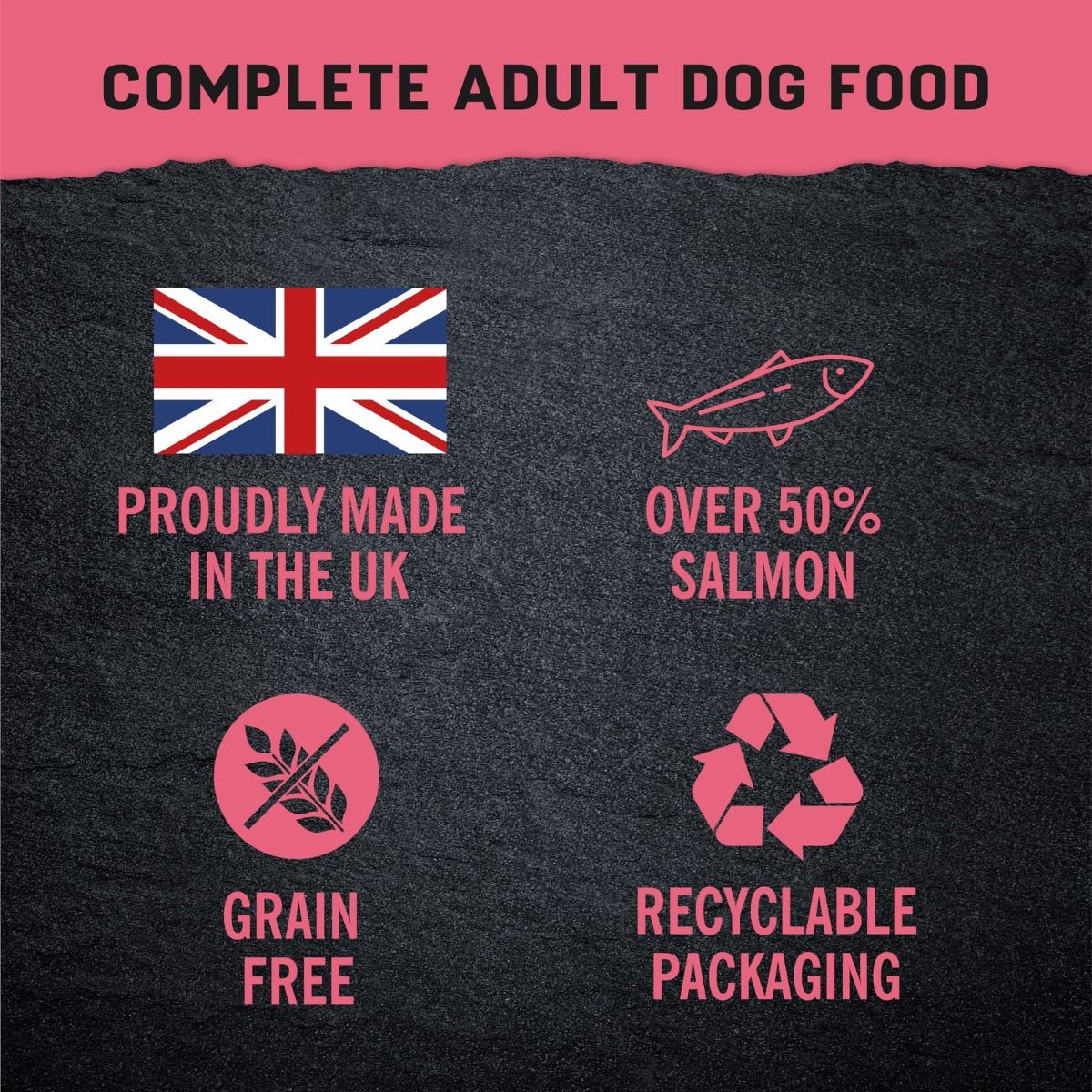 Harringtons Just 6 Salmon Grain Free Adult Dry Dog Food - 2KG - Shopivet.com