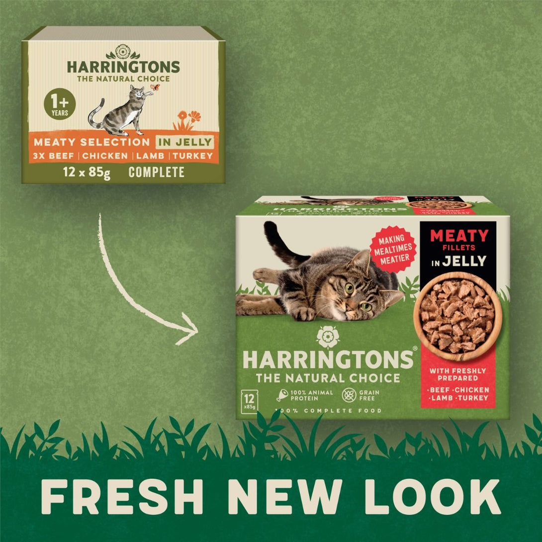 Harringtons Meat in Jelly Wet Cat Food Multipack - Shopivet.com
