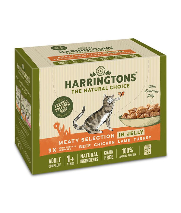 Harringtons Meat in Jelly Wet Cat Food Multipack - Shopivet.com