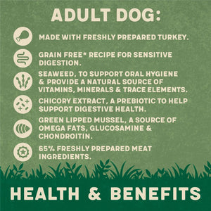 Harringtons Turkey Grain Free Adult Wet Dog Food 400g - 400G - Shopivet.com