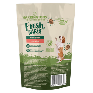 Harringtons Fresh Bake Salmon Dog Treats 100g - 100g