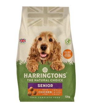 Harringtons Complete Chicken & Rice Senior Dry Dog Food 12kg - 1.7kg